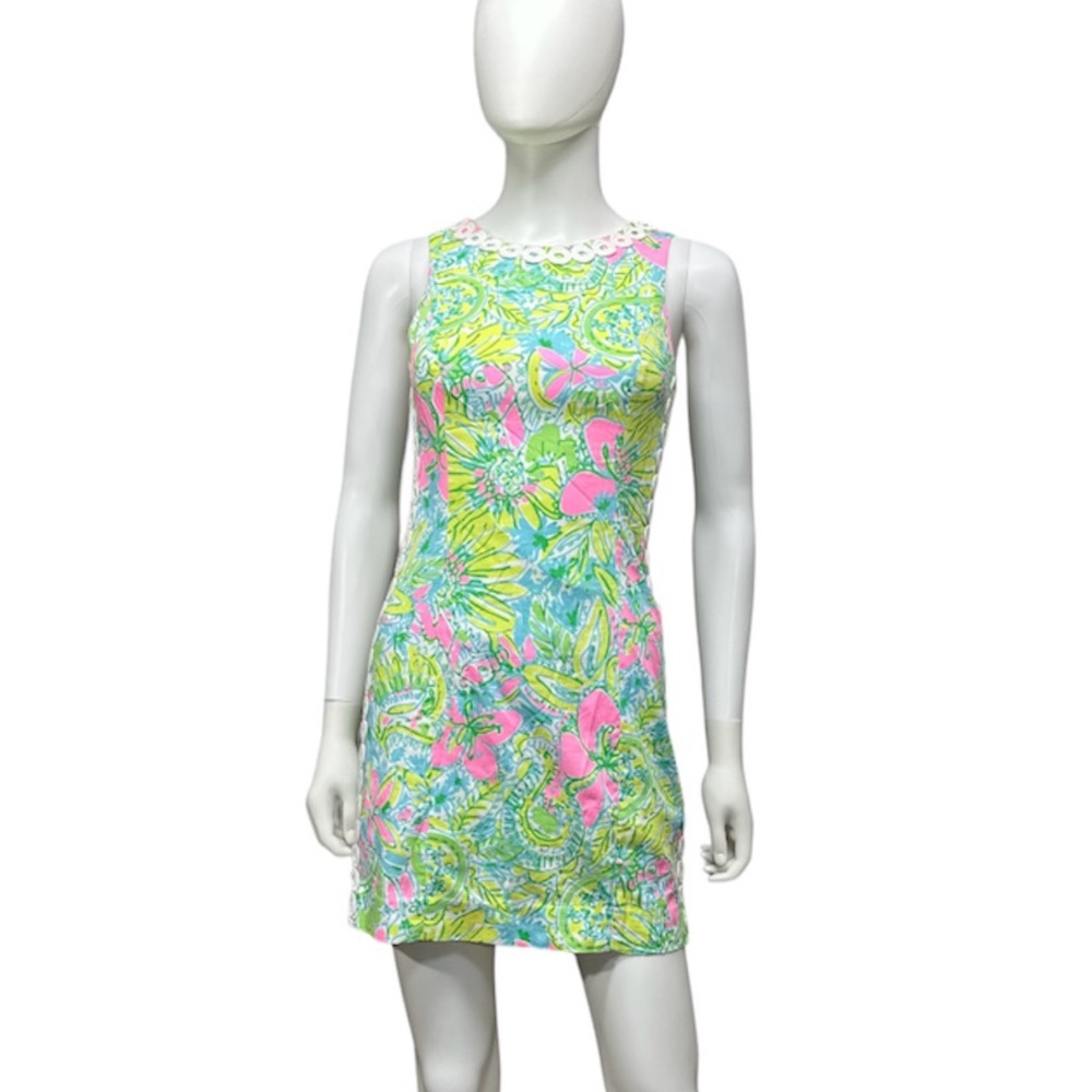 Lilly Pulitzer Mila Shift Dress in Coconut Jungle [6071]